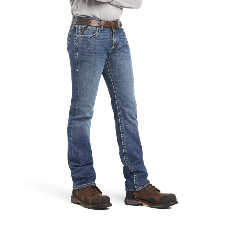 Ariat Jeans Herren - Fr M7 Slim Durastretch Adkins Stackable Straight Leg Blau ( XKHBC-1429 )